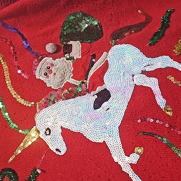 Warm Christmas sweater 2xl (20w/22w) - Picture 2 of 4